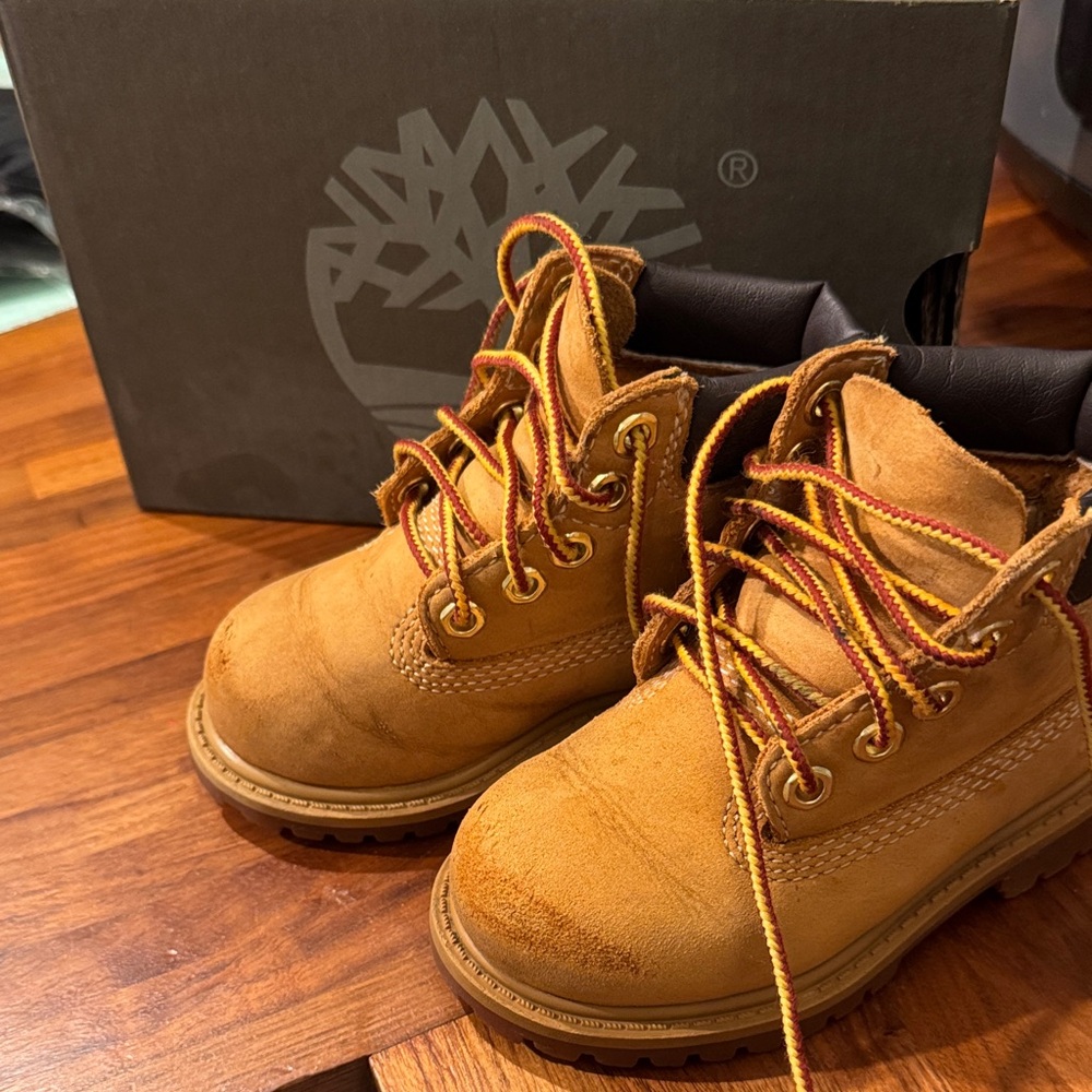 Timberland Kids Brown Lace-Up Boots